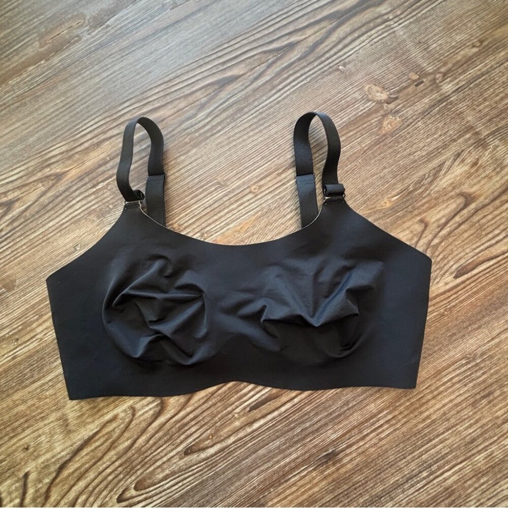 Knix Black Seamless Bralette No Padding Size Small